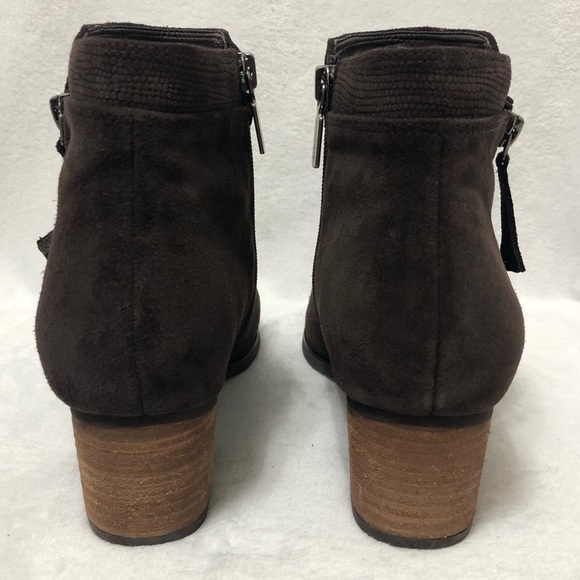 Blondo Waterproof Suede Ankle Boots Size 9.5 Boho Granola Girl Western Country - Picture 7 of 14